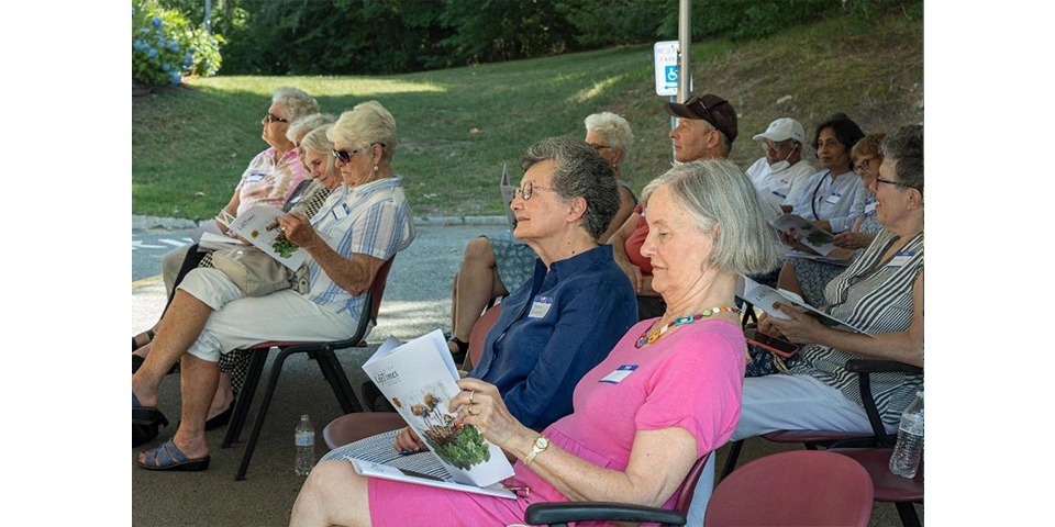 Lexington LifeTimes contributors and guests at the reception July 19